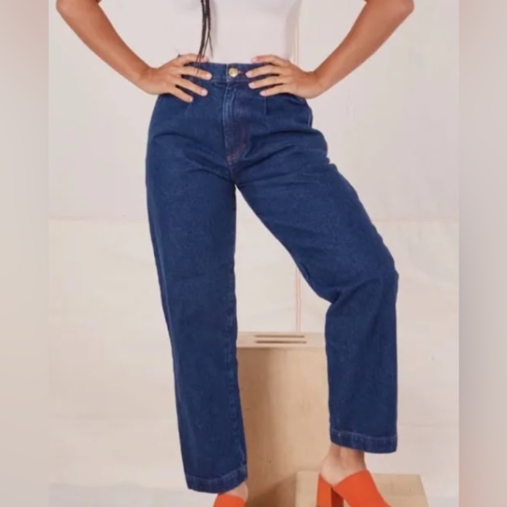 Big Bud Press High Waist Denim Pants Jeans | Dark Blue Wash | Size 24